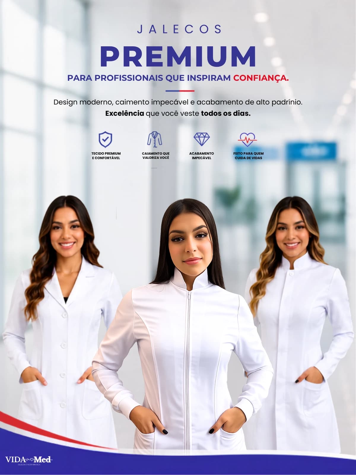 VIDA MED — Vestindo qualidade e confiança